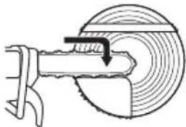 HUSQVARNA 543 XP G - Esecuzione dei tagli direzionali - 8