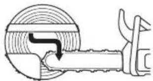 HUSQVARNA 543 XP G - To use the safe corner method - 5