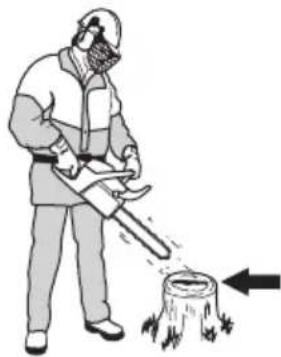 HUSQVARNA 543 XP G - Preverjanje mazanja verige - 1