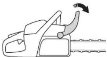 HUSQVARNA 543 XP G - Preparar o arranque com o motor frio - 2