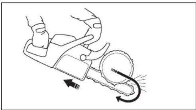 HUSQVARNA 543 XP G - Pull stroke and push stroke - 2