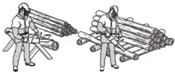 HUSQVARNA 543 XP G - To use the cutting technique - 3