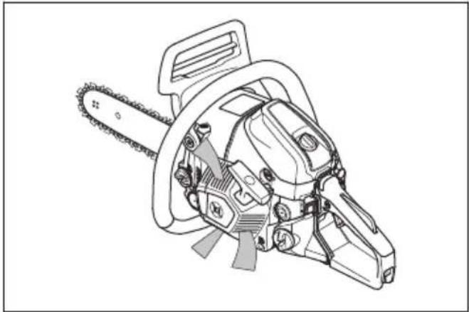 HUSQVARNA 543 XP G - Système de nettoyage d'air - 1
