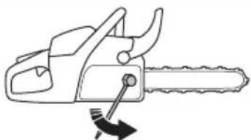 HUSQVARNA 543 XP G - Ajuste de la tensión de la cadena de sierra - 2