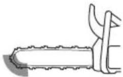 HUSQVARNA 543 XP G - Uso del método de esquina segura - 2