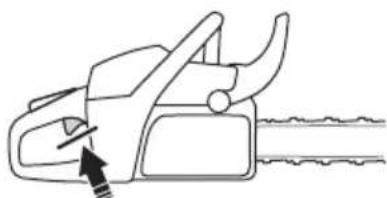 HUSQVARNA 543 XP G - To do a check of the throttle trigger and throttle trigger lockout - 3