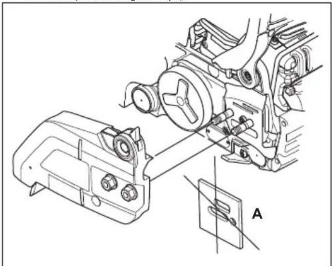 HUSQVARNA 543 XP G - To assemble the guide bar and saw chain - 1