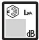 HUSQVARNA 440e II - I symboli sulla macchina: - 5