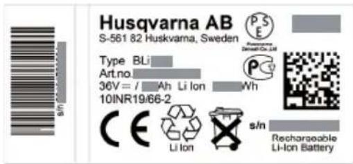 HUSQVARNA 436LiB - Symbolen in de gebruiksaanwijzing: - 7