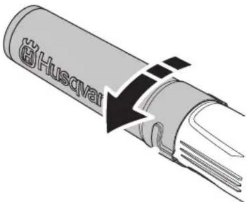 HUSQVARNA 436LiB - Montage du tube de soufflage - 2