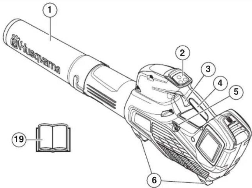 HUSQVARNA 436LiB - QUELS SONT LES COMPOSANTS? - 2