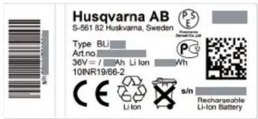 HUSQVARNA 436LiB - Symboles dans le manuel: - 7