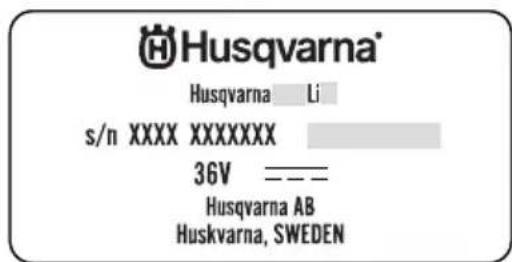 HUSQVARNA 436LiB - Symbolen in de gebruiksaanwijzing: - 6