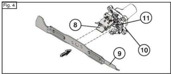 HUSQVARNA TC 342 - INSTALLATION DE LA LAME - 4