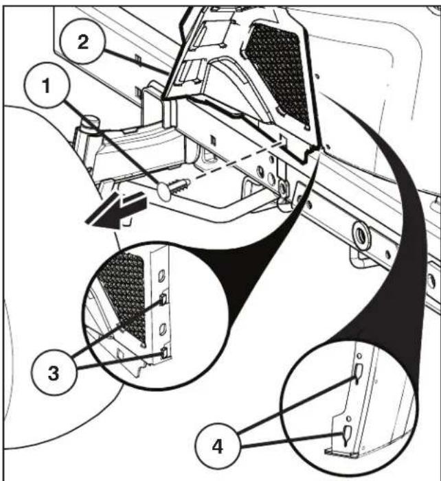 HUSQVARNA TS 242TXD - Vidange de I'huile du moteur - 1