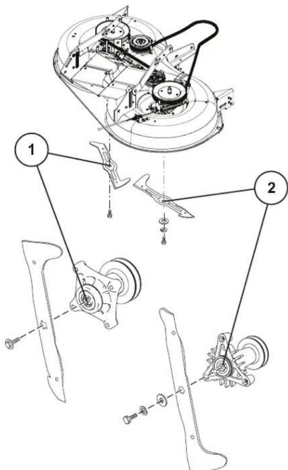 HUSQVARNA TC 38 - Lame avec Étoile des Six Branches - 1