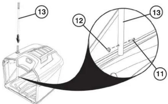 HUSQVARNA TC 342T - CONNECTER LA BATTERIE - 4