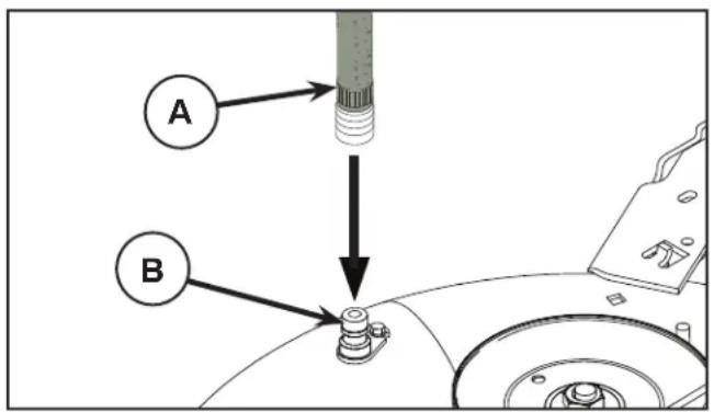 HUSQVARNA TC 342T - WASCHANLAGEN-ÖFFNUNG DER ABDECKUNG - 2