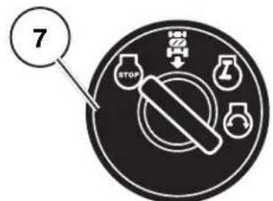 HUSQVARNA TC 342T - NL 4. Vooruitrijpedaal/Pedaal achteruitrijden - 3