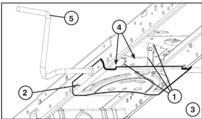 HUSQVARNA TC 342T - Reinigen der Lenkungsplatte: - 1