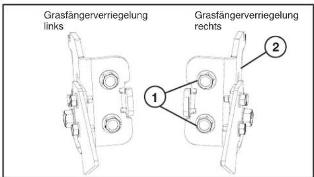 HUSQVARNA TC 342T - INSTALLATION DER GRASFÄNGERVERRIEGELUNG - 1