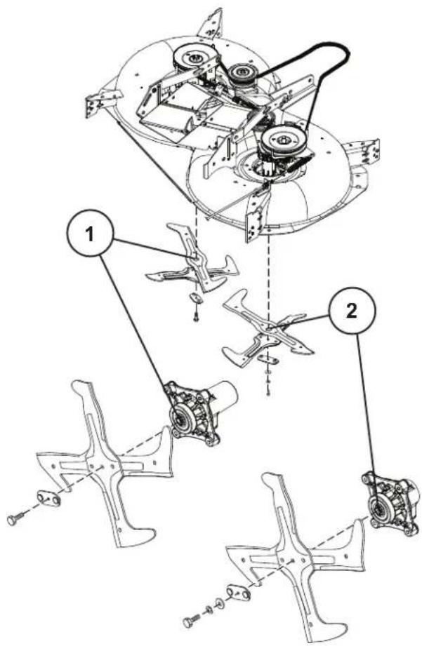 HUSQVARNA TC 342T - Lame avec orifice en forme d'étoile à cinq branches - 1