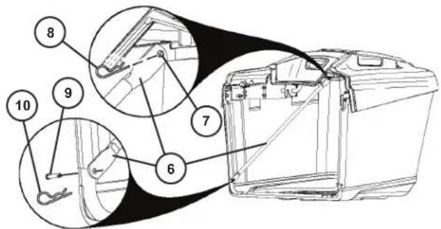 HUSQVARNA TC 342T - CONEXION DE LA BATERIA - 4