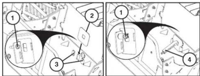 HUSQVARNA TC 342T - INSTALLATION DES FANGKORB-VOLL-HEBELS UND DES AUSLEGERS - 1