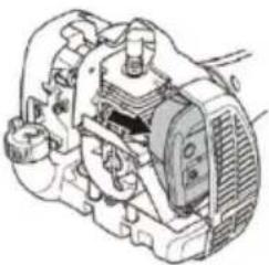 HUSQVARNA 129RJ - Aanenvaimennin - 1
