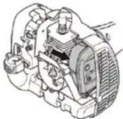 HUSQVARNA 129RJ - Silenciador - 1
