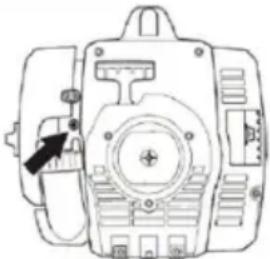 HUSQVARNA 129RJ - Tuhikäigu poorete arvu T peenreguleerimine - 2