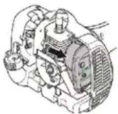 HUSQVARNA 129RJ - Esapamentul - 1