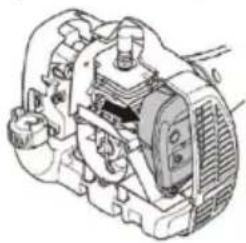 HUSQVARNA 129RJ - Silenciador - 1