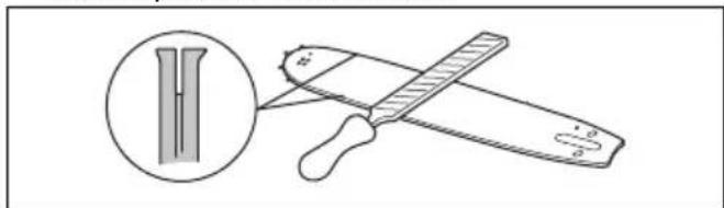 HUSQVARNA 115iPT4 - Comprobación de la espada - 2
