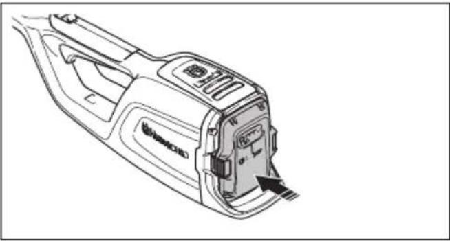 HUSQVARNA 115iPT4 - Per collegare la batteria al prodotto. - 2