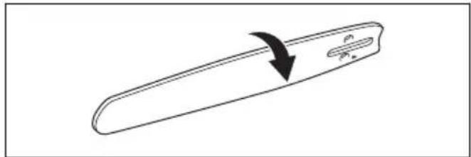 HUSQVARNA 115iPT4 - So prufen Sie die Führungsschiene - 7