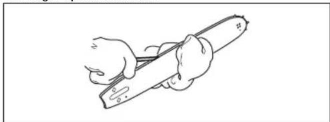 HUSQVARNA 115iPT4 - Kontrollera svardet - 3