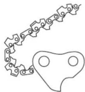 HUSQVARNA 115iPT4 - So montieren Sie die Führungsschiene und die Sägekette - 5