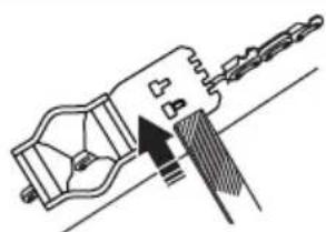 HUSQVARNA 115iPT4 - Regolazione dell'aggetto di spoglia - 2