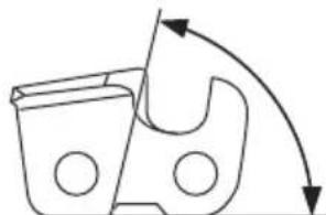 HUSQVARNA 115iPT4 - Allgemeine Informationen zum Scharfen der Zähne - 3