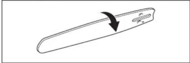 HUSQVARNA 115iPT4 - To do a check of the guide bar - 7