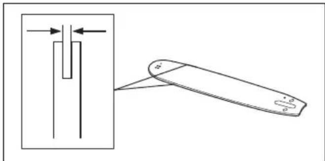 HUSQVARNA 115iPT4 - Información sobre la espada y la capena de sierra - 6