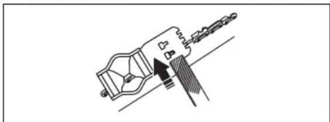 HUSQVARNA 120i - Para fazer a definição da abertura de corte - 2