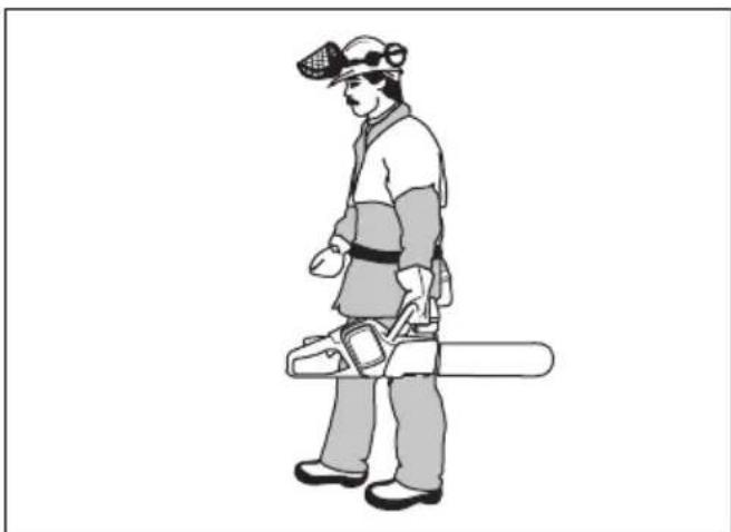 HUSQVARNA 120i - Travao de corrente com protector anti-retroprocesso - 6