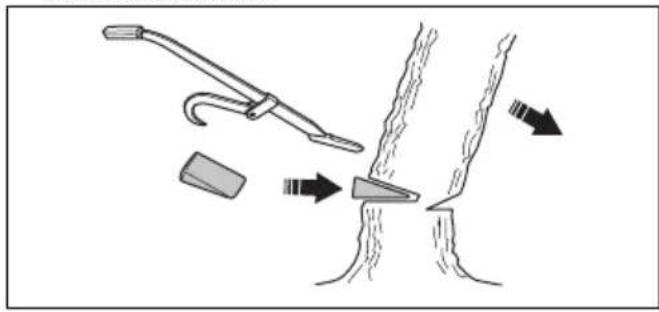HUSQVARNA 120i - Kaatosahauksen tekeminen - 6