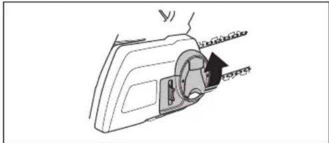HUSQVARNA 120i - De zaagketting spannen - 2