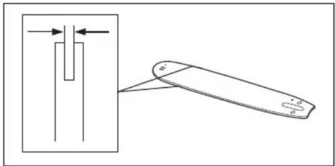 HUSQVARNA 120i - Información sobre la espada y la capena de sierra - 5