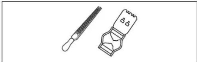 HUSQVARNA 120i - Para fazer a definição da abertura de corte - 1