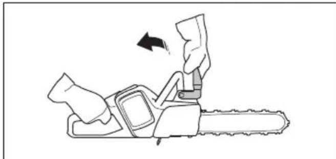 HUSQVARNA 120i - Travao de corrente com protector anti-retroprocesso - 7