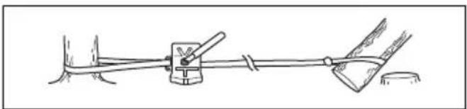HUSQVARNA 120i - Liberación de un árbol atascado - 4